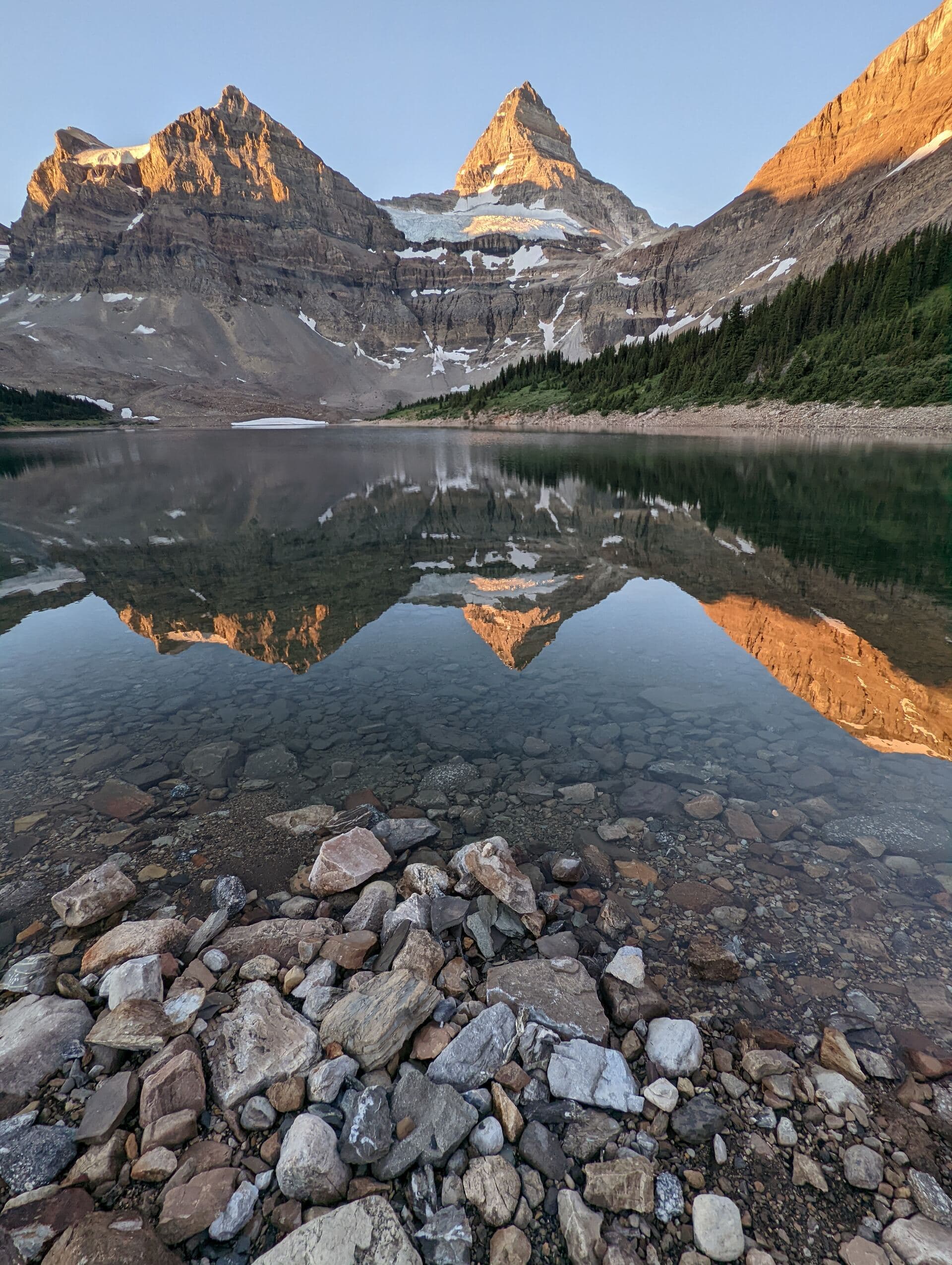 Mountain landscape near Mount Assiniboine